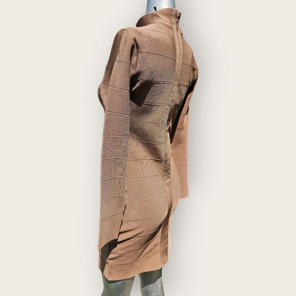 Aritzia Babaton Bandage Erickson Brown Tan Dress - Picture 11 of 15